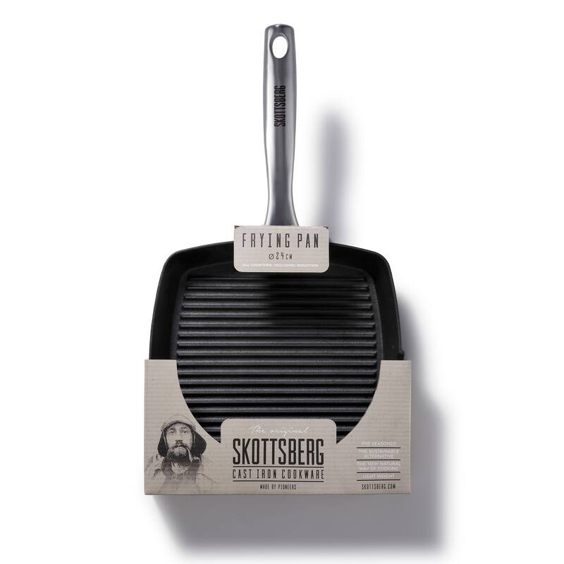 Skottsberg 9 in. Cast Iron Grill Pan