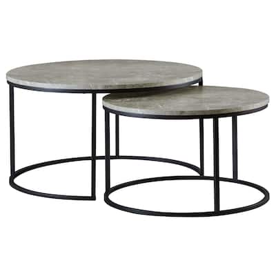 Lainey 2-piece Round Nesting Coffee Table