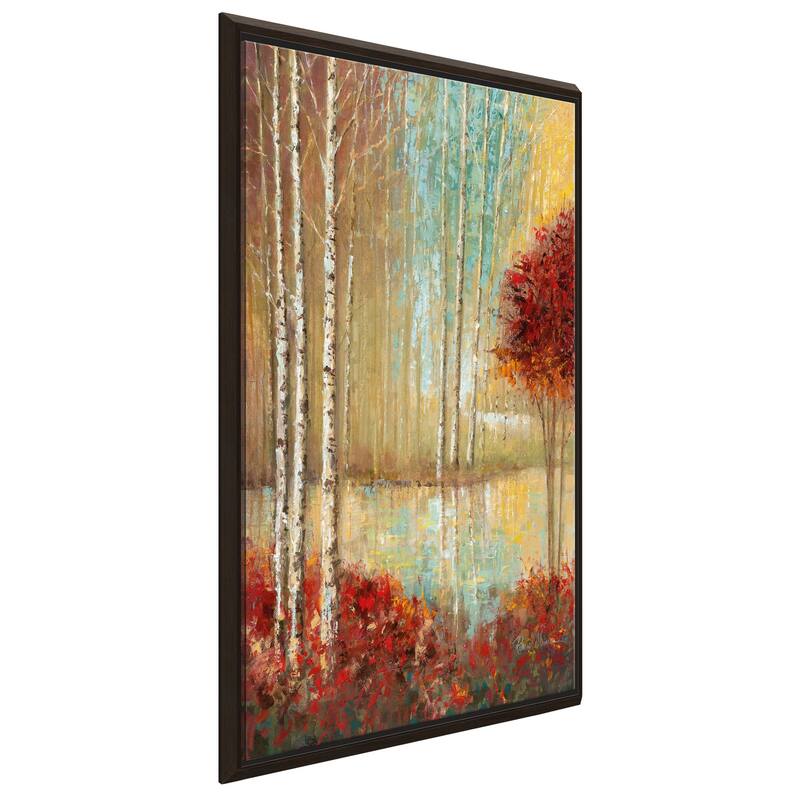 "Emerald Pond" by Ruane Manning Print on Floating Canvas