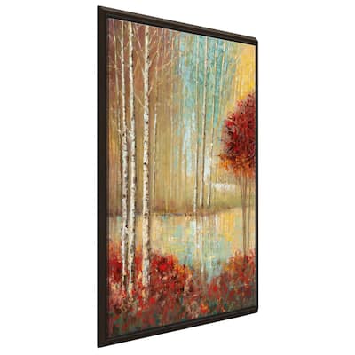 "Emerald Pond" by Ruane Manning Print on Floating Canvas