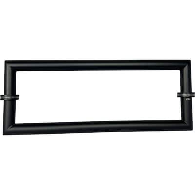 CEL 12"x 12" Mitered Corner Back to Back Shower Door Pull Handles
