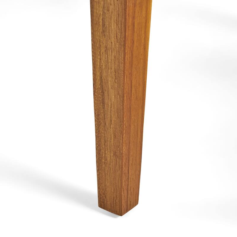 Nestor Outdoor 6-Seater Rectangle Acacia Wood Dining Set with Bench by Christopher Knight Home