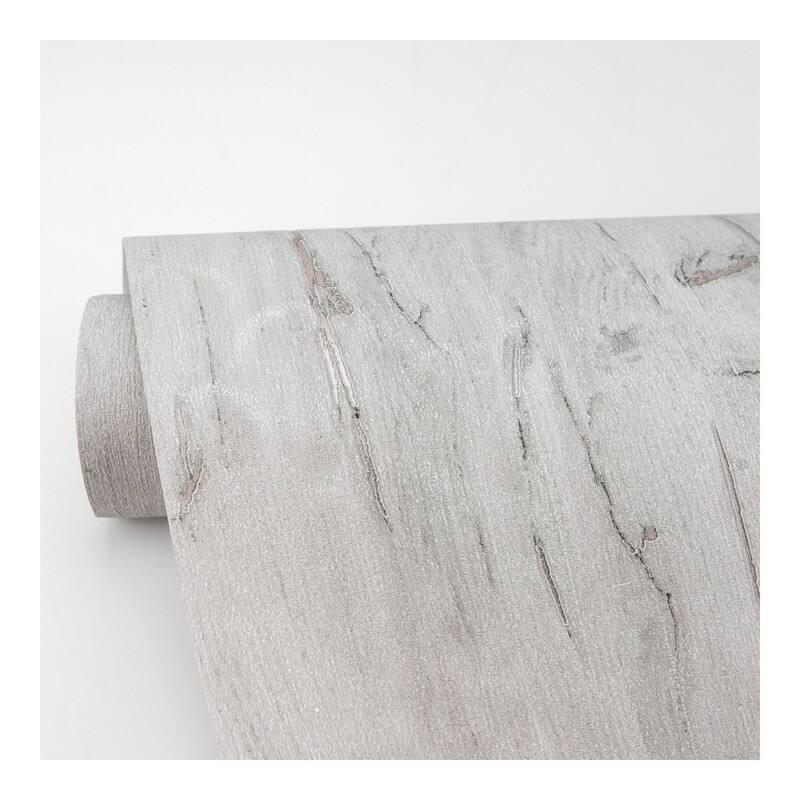 Advantage Jackson Taupe Wooden Plank Wallpaper - 20.9 x 396 x 0.025