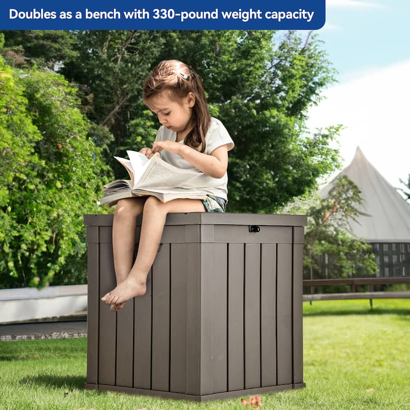Moasis 51 Gallon Weatherproof Outdoor Storage Deck Box