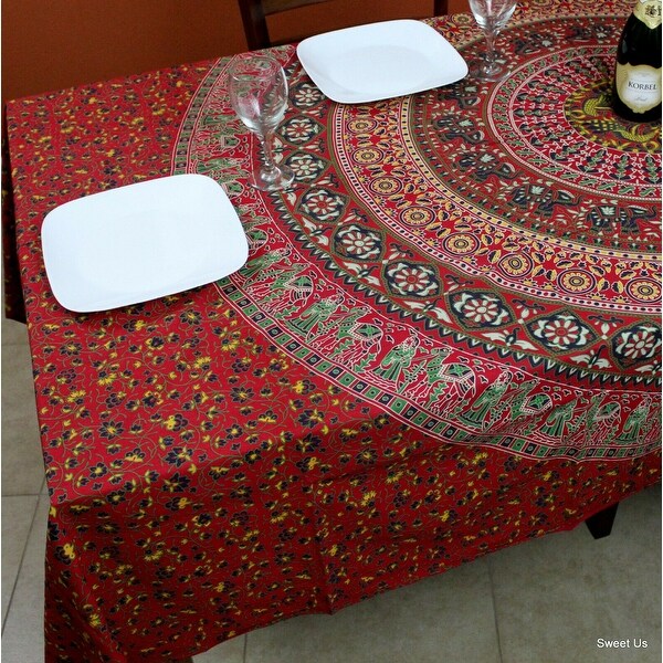 Mandala tablecloth sales