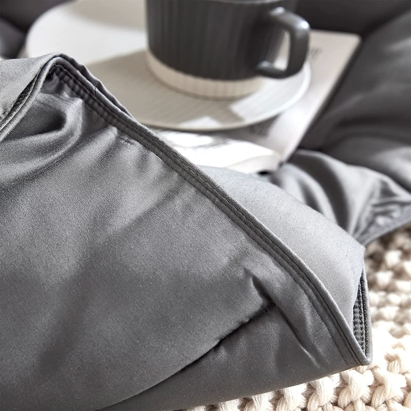 Snorze® Cloud Comforter Set - Coma Inducer® Ultra Cozy - Charcoal