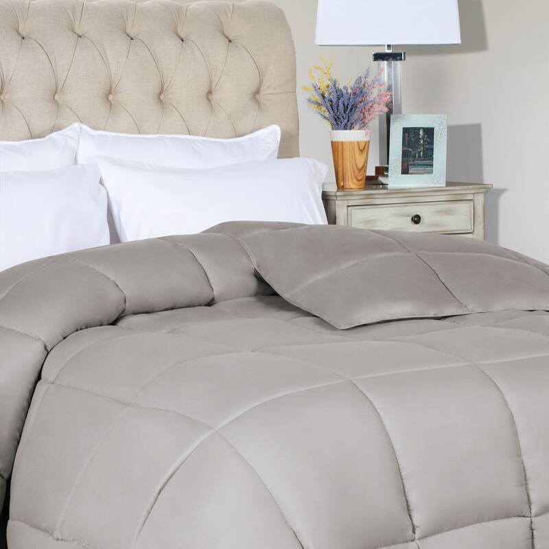 Superior Oversized All Season Down Alternative Reversible Comforter