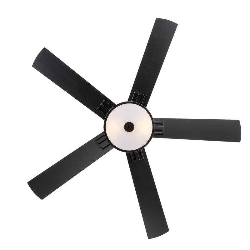 52-inch Reversible 5-Blade Fandelier Ceiling Fan with Light and Remote