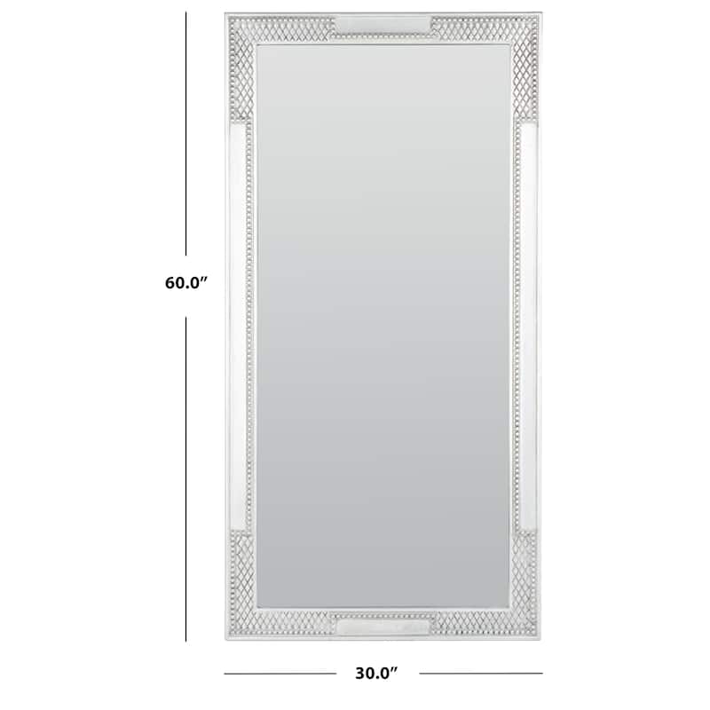 SAFAVIEH Yazmin 60-inch Rectangular Decorative Mirror - 30" W x 1" L x 60" H
