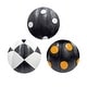 preview thumbnail 13 of 11, Haunted Hill Farm 2.4-Ft. Designer Polka Dot Checkerboard Pumpkin Stack Halloween Decoration