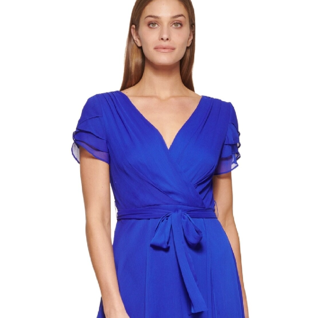 Dkny Women's Tiered Sleeve Faux Wrap Dress Purple Size 2 - Bed Bath & Beyond - 40628858 Dkny Women's Tiered Sleeve Faux Wrap Dress Purple Size 2 - Bed Bath & Beyond - 40628858