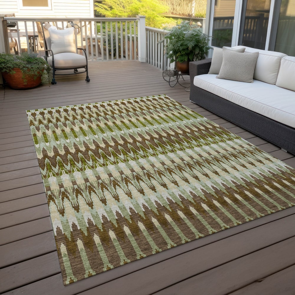 Machine Washable Indoor/ Outdoor Chantille Moroccan Rug