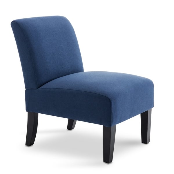 Shop Belleze Armless Contemporary Upholstered Single Curved