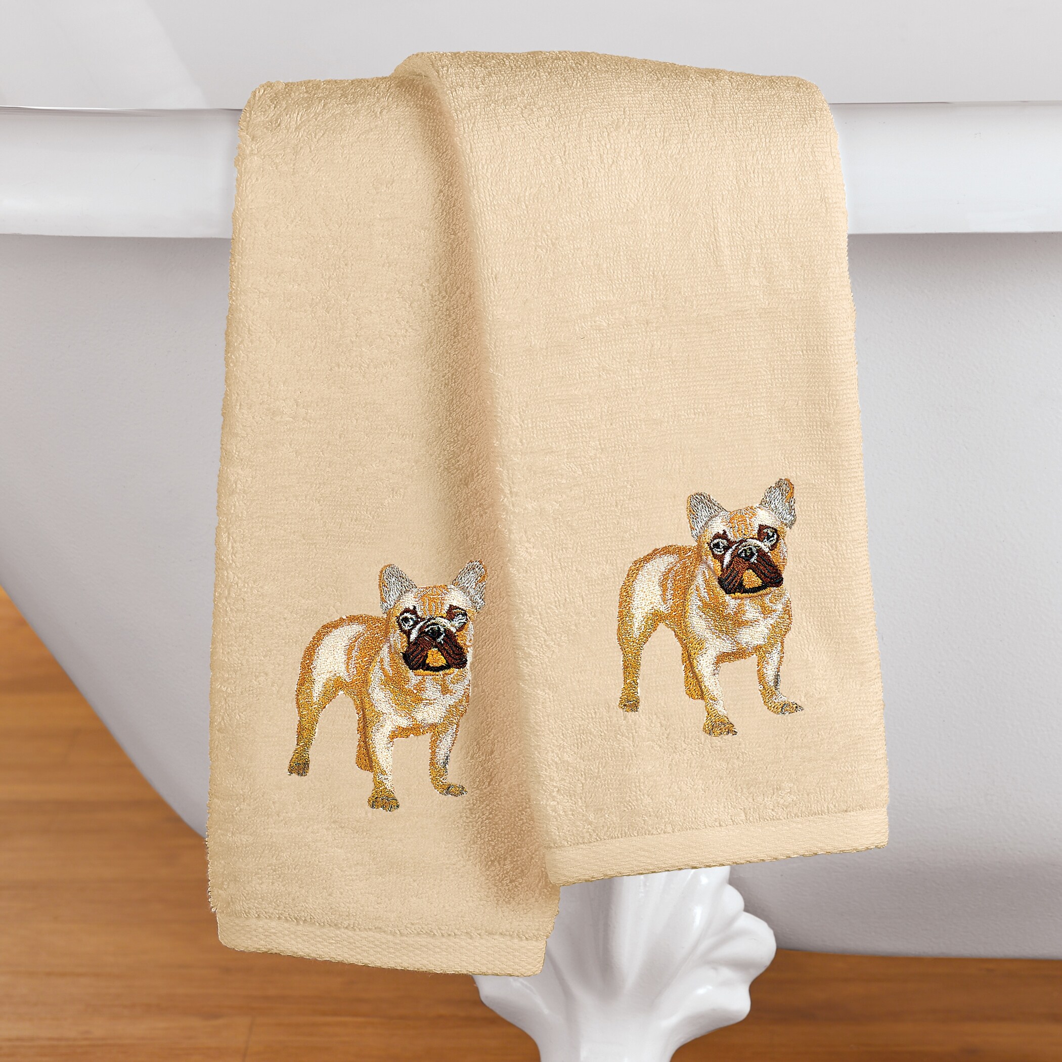 Hand towels with sales dogs on them