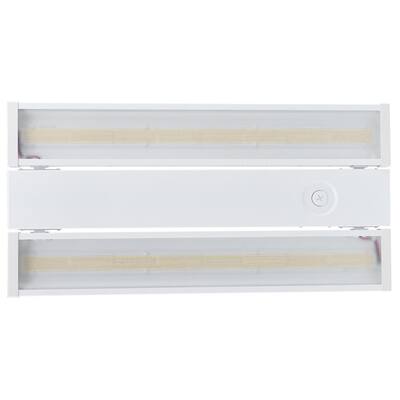 4 Pack 2FT Foldable Linear High Bay Shop Lights, 145/160/175W Selectable Wattage, 5000K, Dimmable, 120-277Vac, IP40 Rated