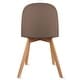 preview thumbnail 50 of 71, Set of 4 Plastic Dining Side Chair Wood For Event Kitchen Office Event Garden Patio Cafe Indoor Outdoor