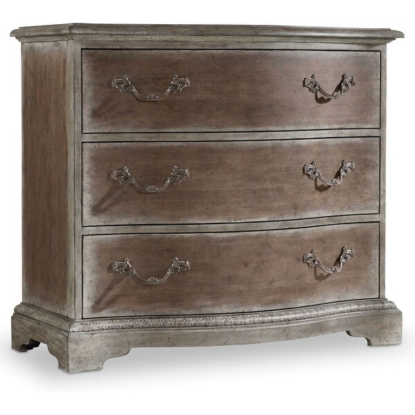 Hooker Furniture 5701-90017 42" Wide 3 Drawer Hardwood Dresser from the True Vintage Collection - Soft Whitewashed Driftwood