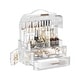 preview thumbnail 16 of 31, Large Makeup Organizer Box Drawers Clear-White