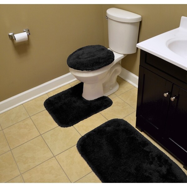 plush bathroom rugs