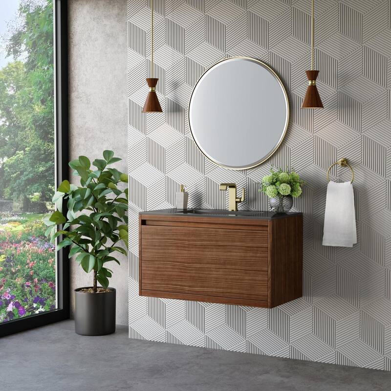 James Martin Vanities 805-V35.4-CB-CH Mantova 36" Single Basin Poplar