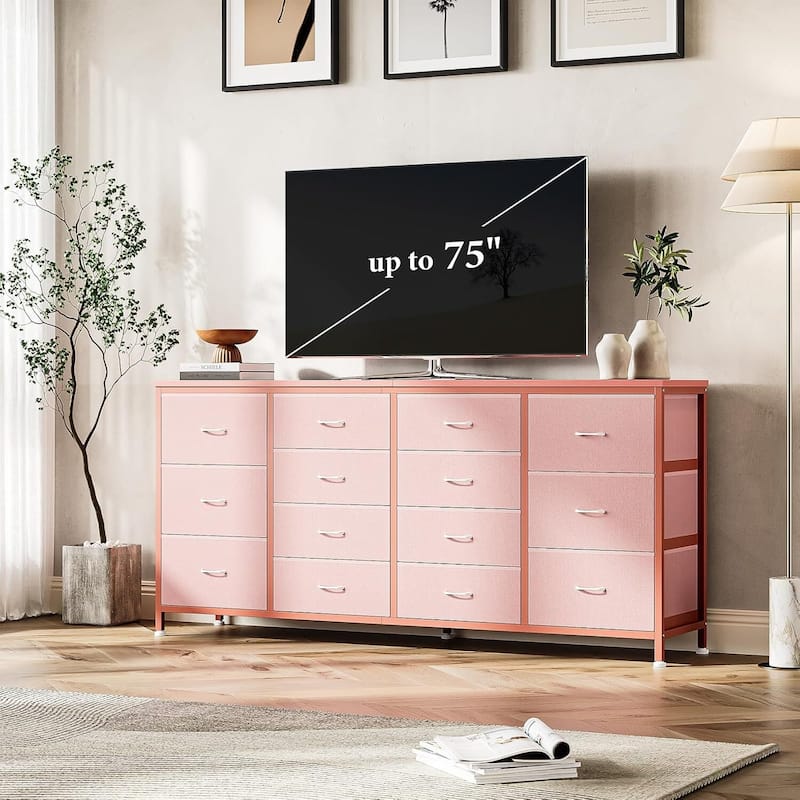 63" W Dresser Tv Stand for 65 70 75 Inch Tv