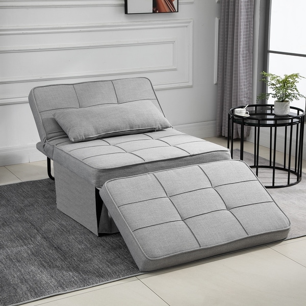 Homcom chair sales bed