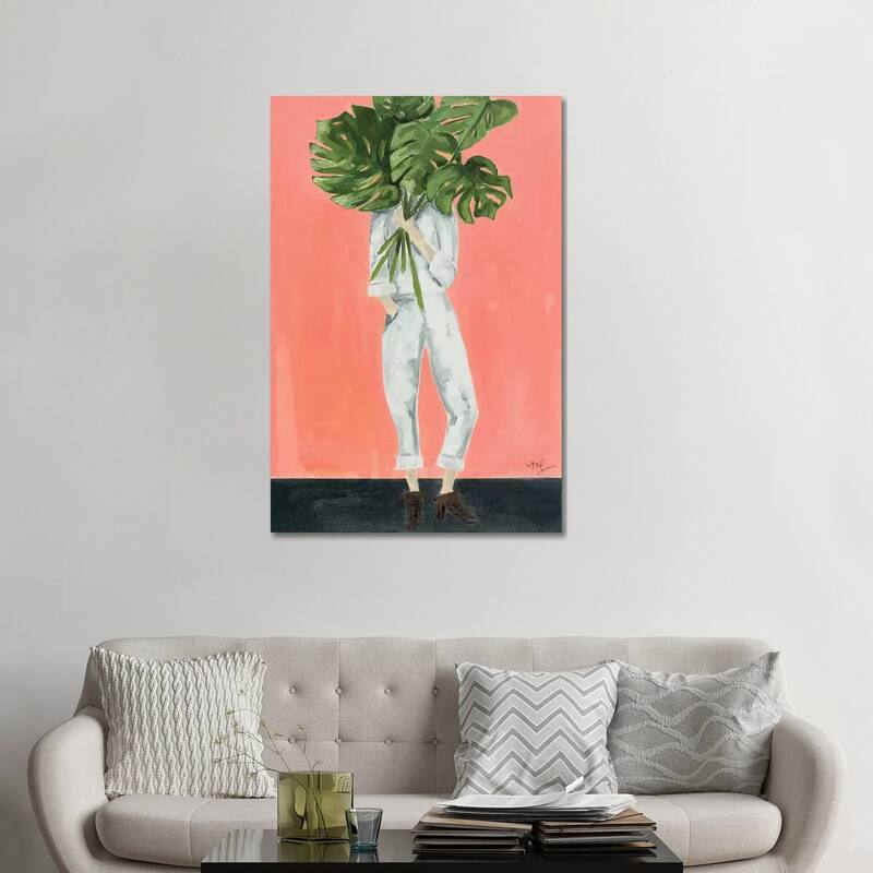 iCanvas "Monstera" by Meredith Steele Canvas Print - 48x32x1.5