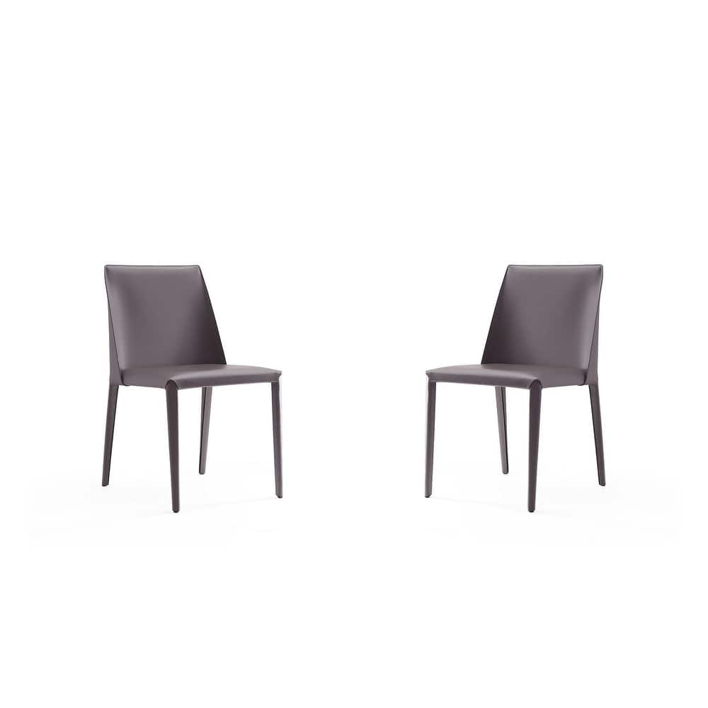 Manhattan Comfort Paris Vegan Leather Dining Chair - Set of 4