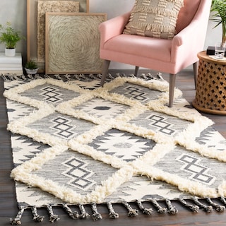 Artistic Weavers Topanga Handmade Wool Scandinavian Tassel Area Rug