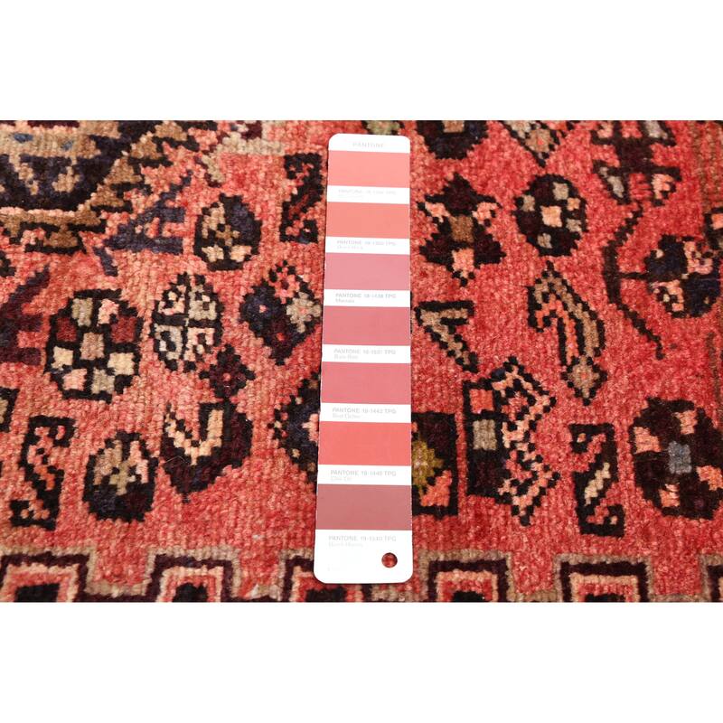 ECARPETGALLERY Hand-knotted Andelz Light Red Wool Rug - 4'8 x 6'8