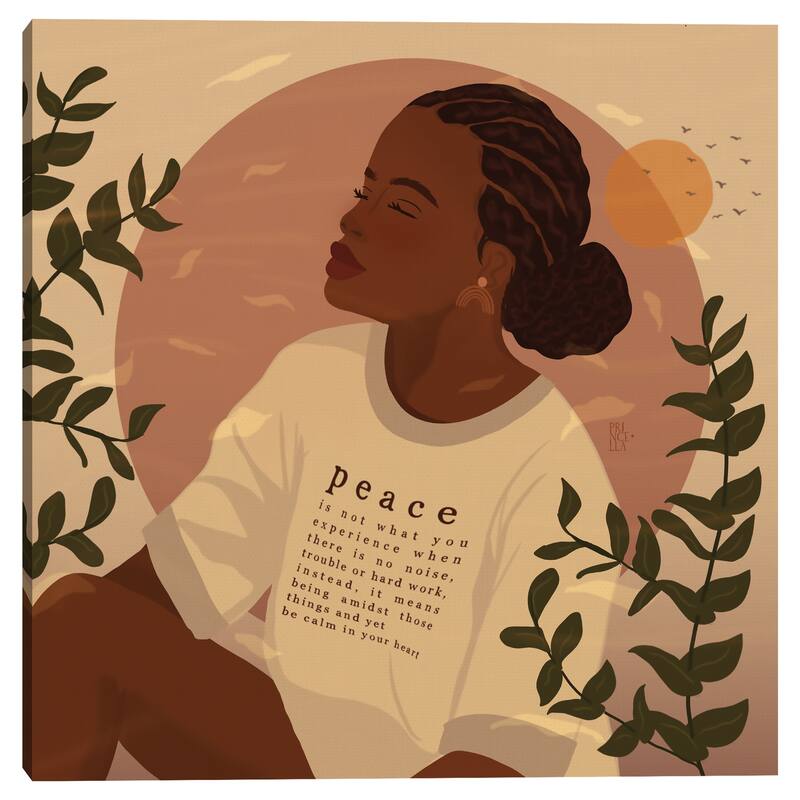 Inner Peace II by Princella Canvas Art Print