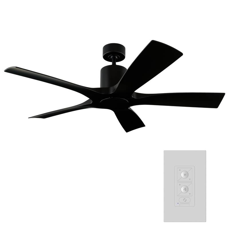Aviator Indoor and Outdoor 5-Blade Smart Ceiling Fan 54in with Remote Control (Light Kit Sold Separately)