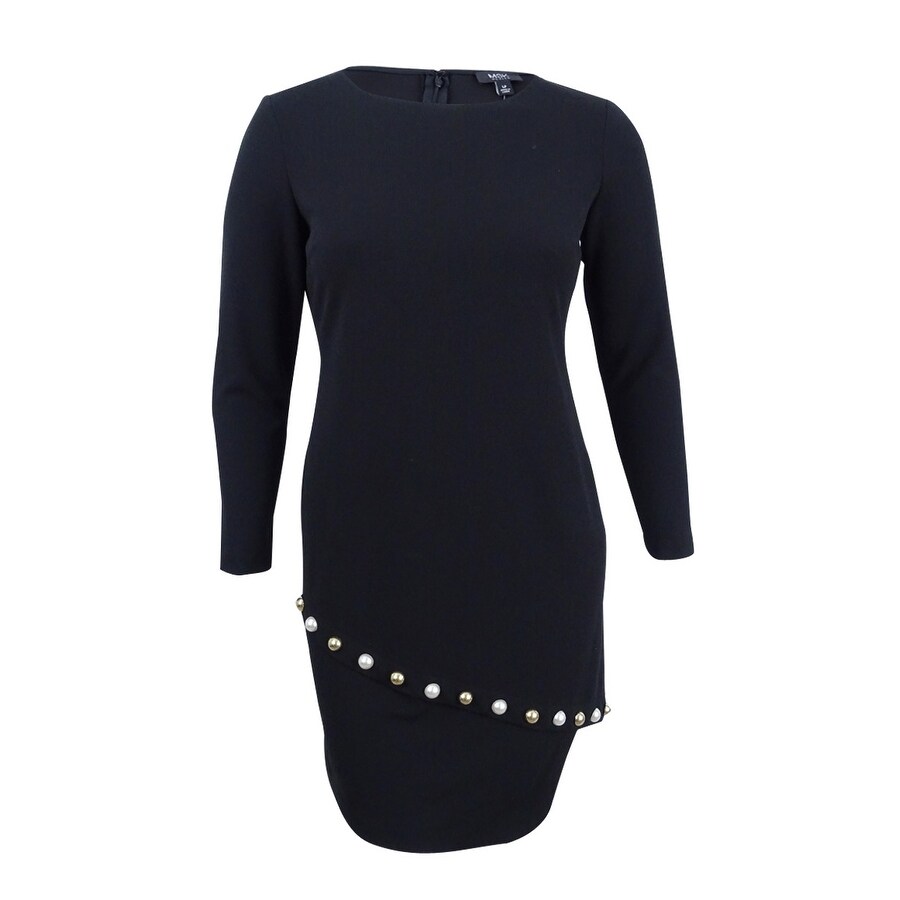 petite black shift dress
