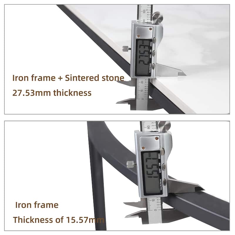 Half Moon Tiered Marble Effect Entry Console Table Hallway Entryway Furniture - 32.09x12.6x32.28''