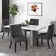 preview thumbnail 10 of 21, Hayden Modern Tufted Fabric Dining Chairs (Set of 4) by Christopher Knight Home