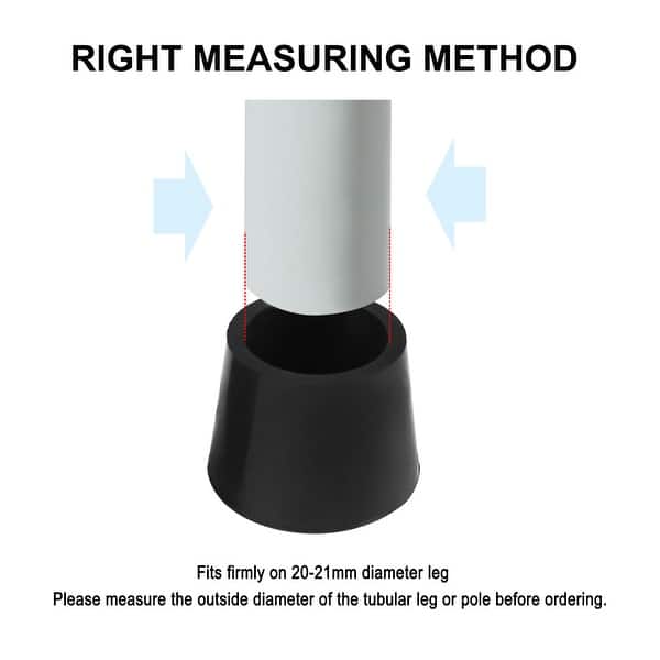 Shop Chair Leg Tips Caps 20mm 3 4 Inch Anti Slip Rubber Furniture Table Feet Cover Floor Protector Reduce Noise Prevent Scratches Overstock 28767977