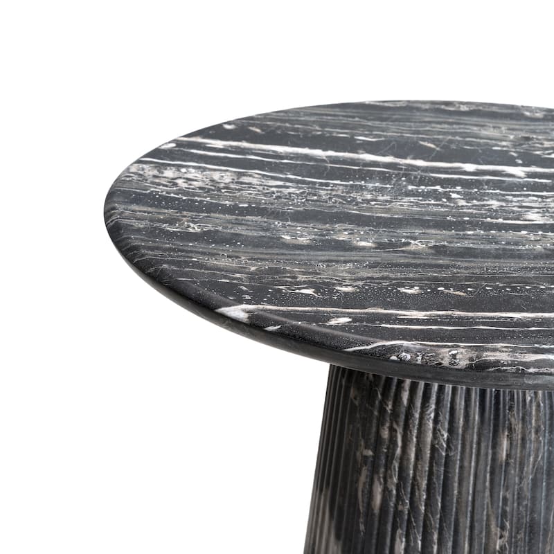 Studio London Faux Travertine Bistro Table Maddox Concrete Patio Table