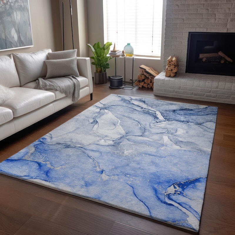 Premium Washable Super Soft Abstract Contemporary Mayfield Rug