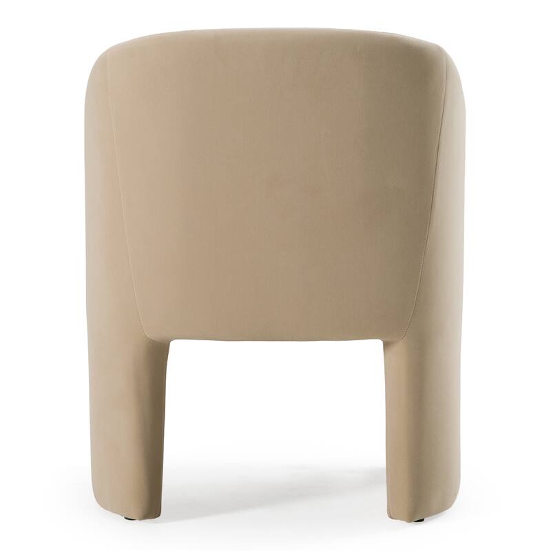 Modrest Danube Modern Beige Fabric Dining Chair