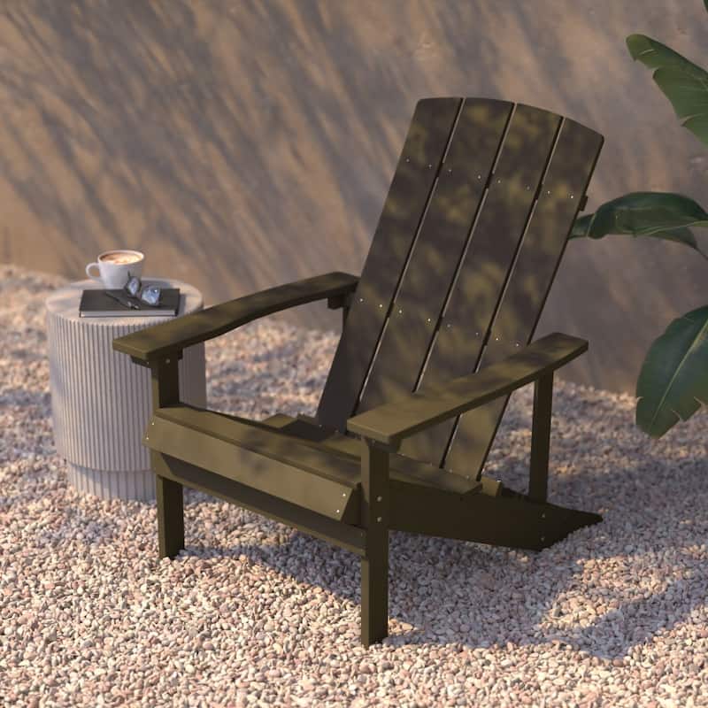 All-weather Poly Resin Wood Outdoor Adirondack Chair (Set of 4)