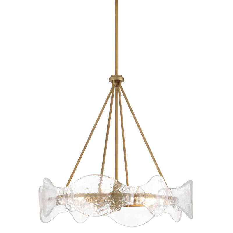 Minka Lavery 3695 Elora 6 Light 24" Wide Multi Light Pendant with - Legacy Brass