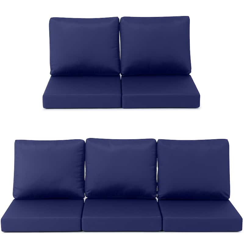 24" x 24" Outdoor Deep Seat Chair Cushion Set
