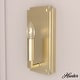 preview thumbnail 1 of 5, Hunter Zoanne 1-Light Geometric Wall Sconce - Hallway, Bedroom, Artwork - Contemporary, Transitional, Candle Alturas Gold