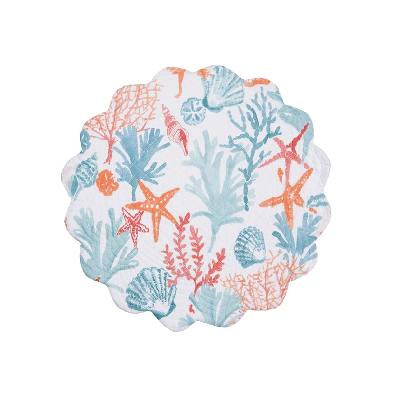Tangerine Coast Placemat Set of 6 - Set of 6