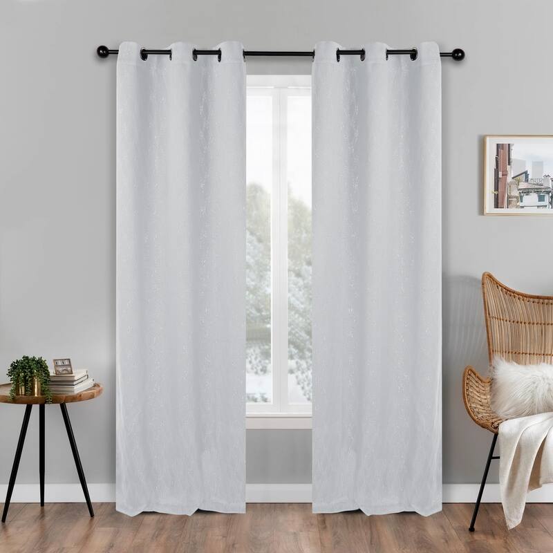 Superior Zuri Washable Room Darkening Curtains, Set of 2 Panels