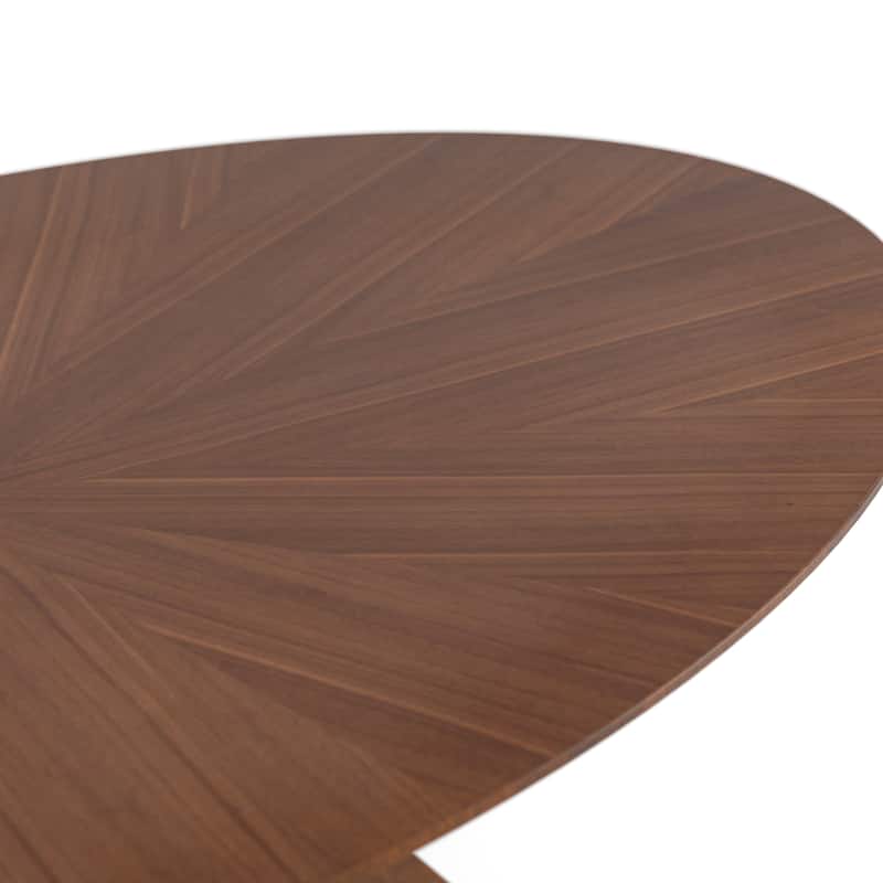 Furniture of America Shaw Mid-century Modern 5-Piece Wood Dining Table Set