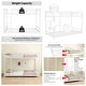 preview thumbnail 12 of 13, Heavy-Duty Metal Twin Over Twin Bunk Bed with Safety Guardrails