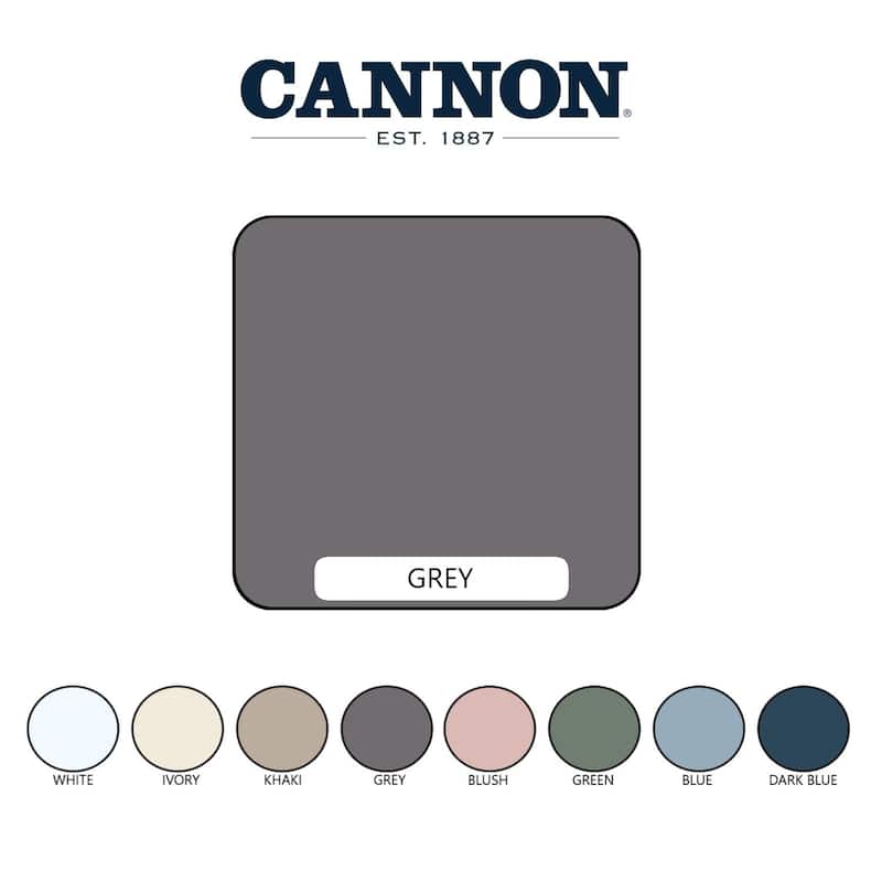 Cannon Heritage Solid 3 Piece Duvet Cover Set