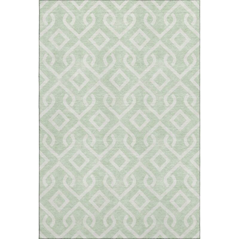 Premium Washable Super Soft Modern Medallions Mayfield Rug