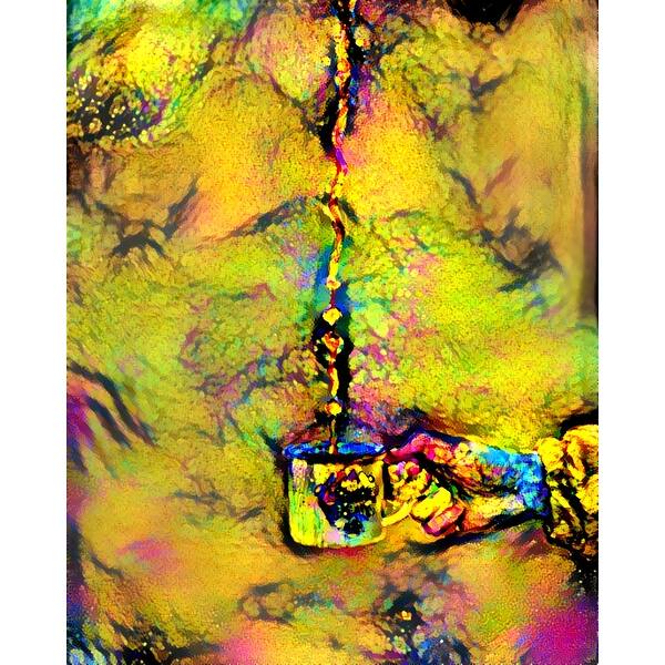 Shop Mountain Travel Drip Art Print Wall Artwork Decor Overstock
